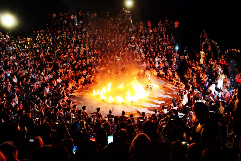 Kecak dansen in Bali