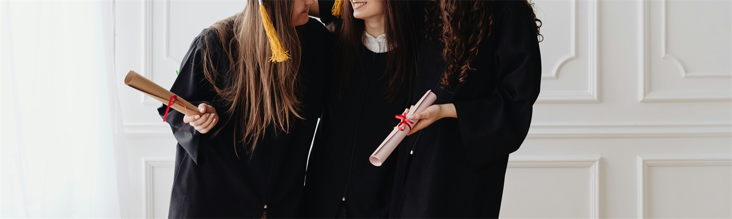 Dames met duo diploma