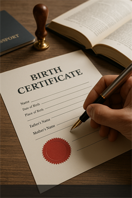 geboorteakte legaliseren