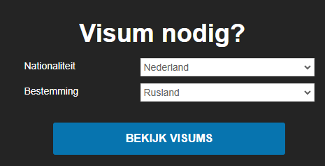 Visum Rusland Aanvragen